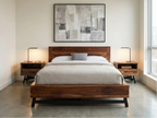 Lit Loft - Sheesham Massif Brun