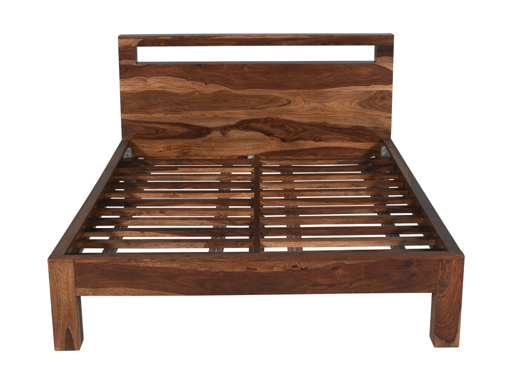Cama Enzo – palisandro macizo marrón