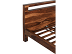 Cama Enzo – palisandro macizo marrón