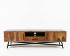 Meuble TV Loft – Sheesham massif brun