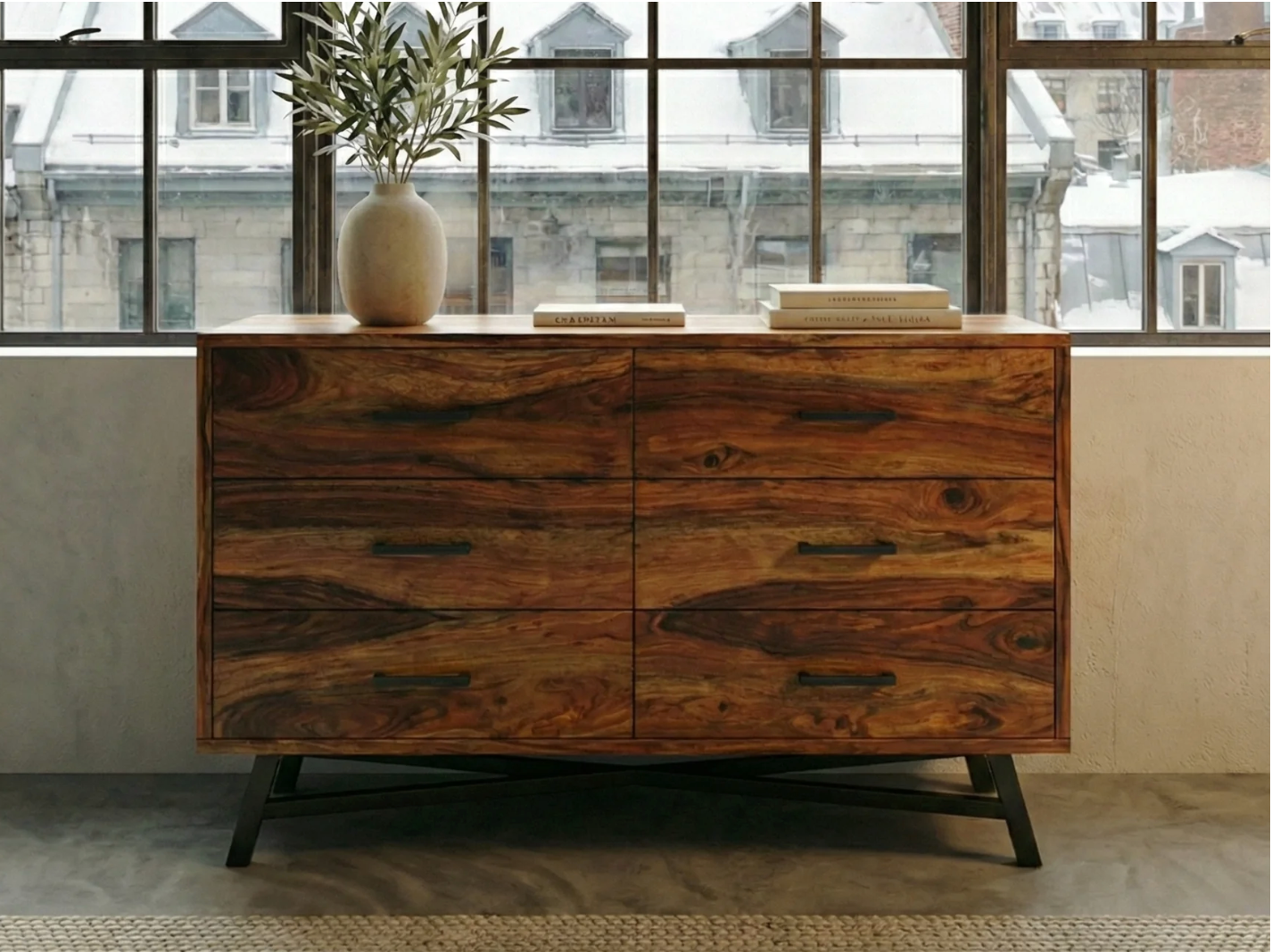 Commode Loft 6 tiroirs