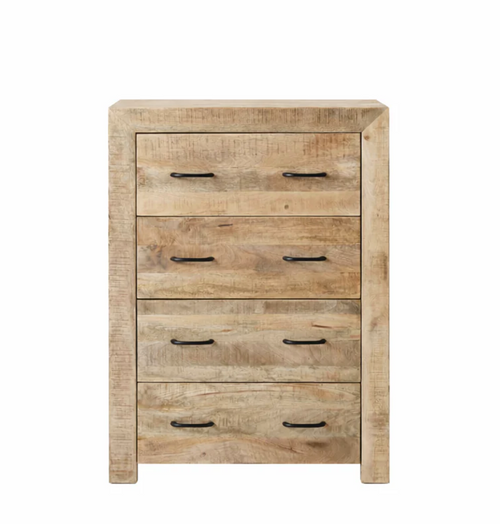 Commode Dhaka – Manguier massif naturel texturé