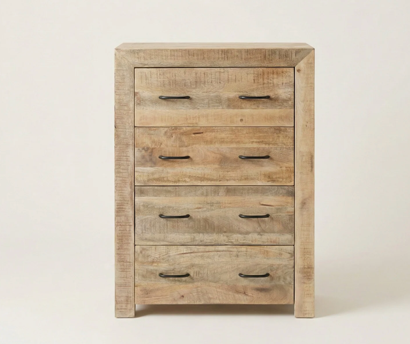 Commode Dhaka – Manguier massif naturel texturé