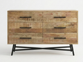 Commode Retro – Manguier massif naturel