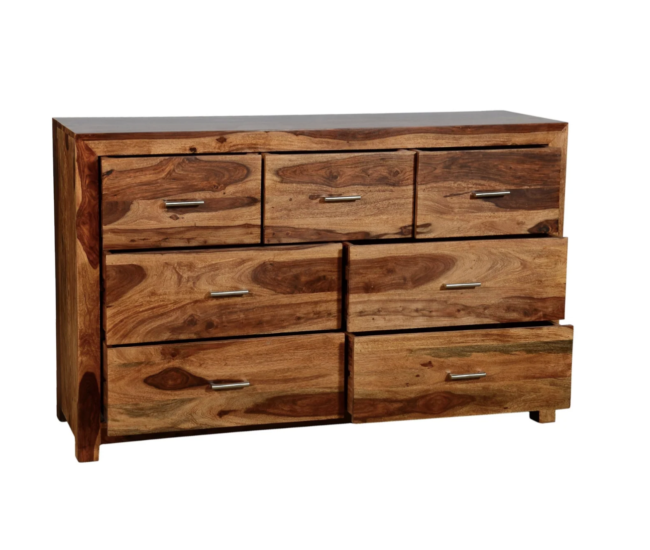 Commode Enzo – Sheesham massif brun