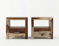 2 tables de chevet Enzo – sheesham naturel