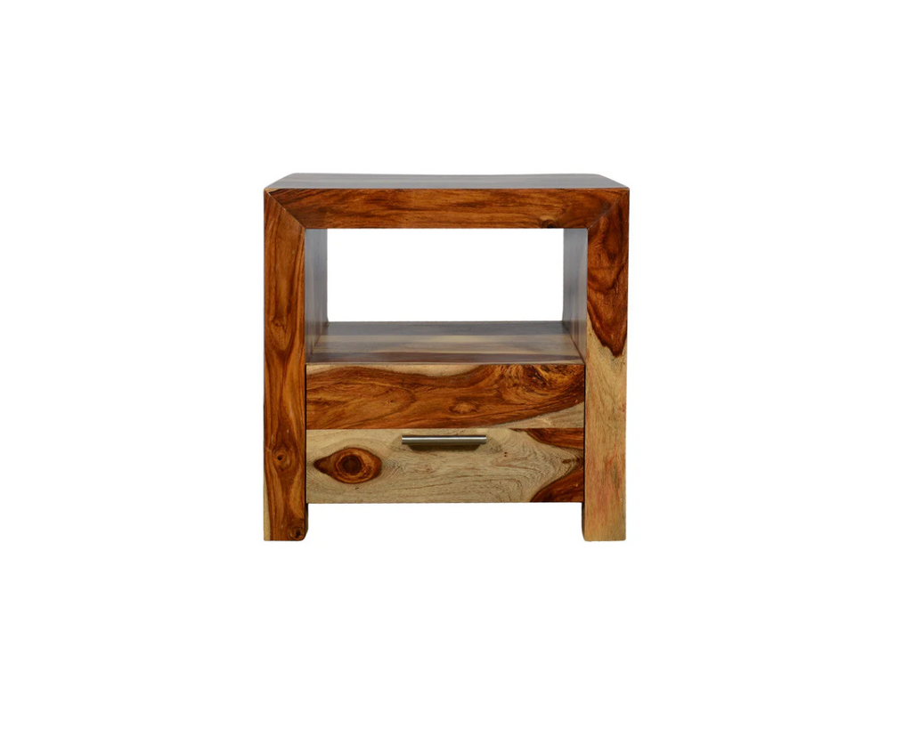 2 tables de chevet Enzo – sheesham naturel