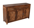 Buffet 3 portes 3 tiroirs 59" Enzo brun
