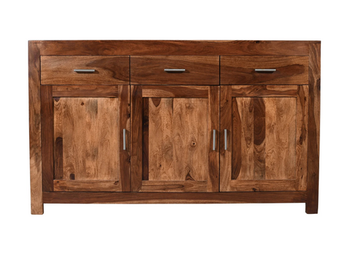Buffet 3 portes 3 tiroirs 59" Enzo brun