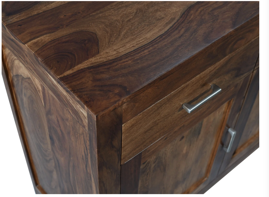 Buffet 3 portes 3 tiroirs 59" Enzo brun