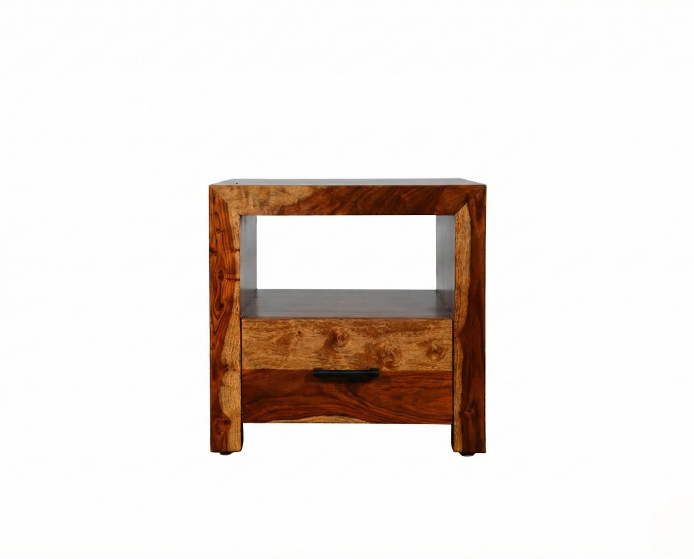 Table de chevet Enzo – sheesham brun
