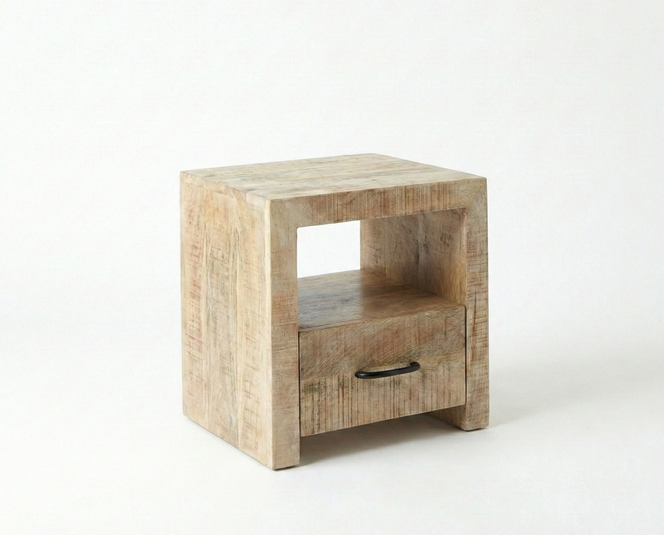 Table de chevet Dhaka — manguier massif